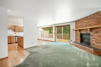 Living, Dining, Kitchen