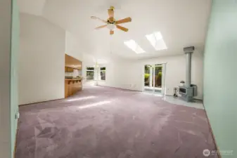 Large open floor plan