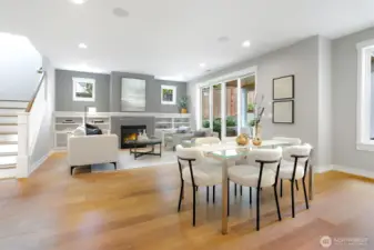 The home is bright and open throughout.