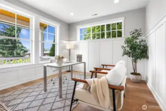 Dedicated main floor office.
