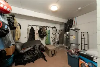 Lower level storage room