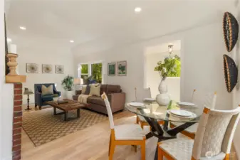 Dining & living room