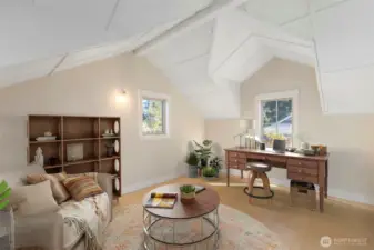 Upstairs bonus room.