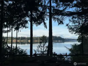 Breathtaking view of Eld Inlet from the community park--get used to this on your daily walks down the street. :)