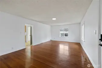 Living Room- View from front entrance looking right