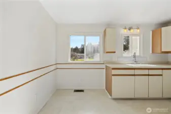 Kitchen- View from oven range