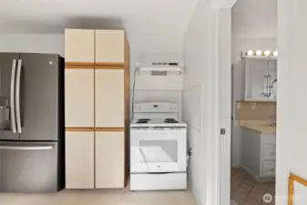 Kitchen- View from Dining area looking straight