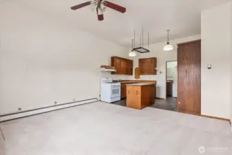 Extra Finished Space Attached to the Detached Garage