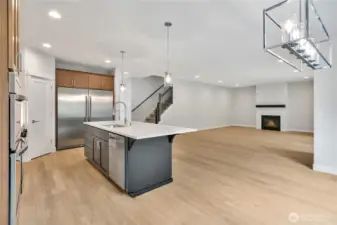 Open concept main floor