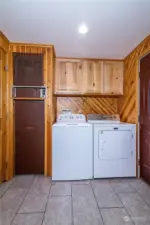 Laundry room with washer & dryer.