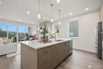Lovely kitchen island