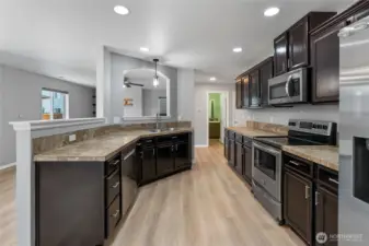 So much counter space to cook your favorite meals