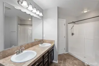 Primary Bath with large shower