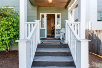 Front porch.