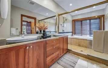 Main Level Primary five piece bath