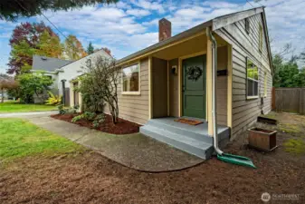 Front and west side of home.