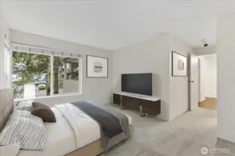 Primary Bedroom (digitally staged)