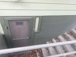 Basement entrance