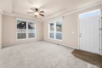 Living Room view from hallway