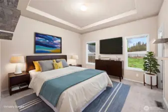 Primary Bedroom - Virtually Staged