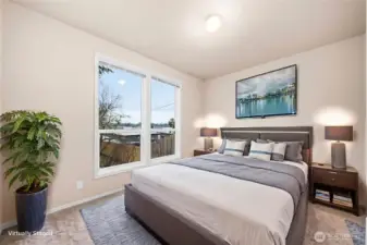 2nd bedroom - Virtually Staged