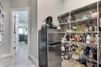Drum roll, please! This picture doesn’t do justice to the incredible space of this pantry. Another standout custom feature in the home, it’s truly a must-see for anyone who loves organization, style, and functionality.