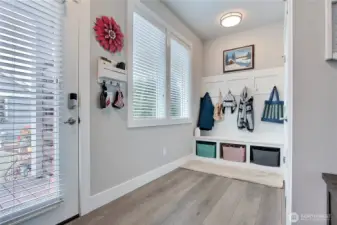 Oh hey, did you see this coat room? Tucked off the back of the house with a secondary entrance to the slider from the dining area, it’s perfectly placed for convenience. No surprise, it comes with a large closet. Come see this home is truly waiting for you!