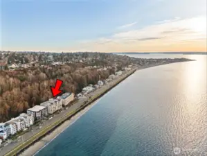 Live here and embrace the relaxed beach lifestyle, with Alki Beach’s charming coffee houses, restaurants, and shops just steps away. Paddleboarders, bikers, and outdoor enthusiasts alike love calling Alki home, where sun, sand, and recreation are always within reach.