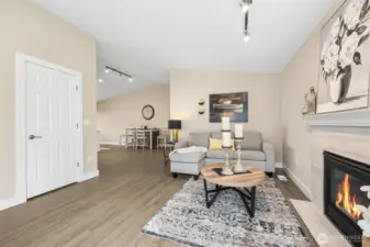 Great with /gas fireplace