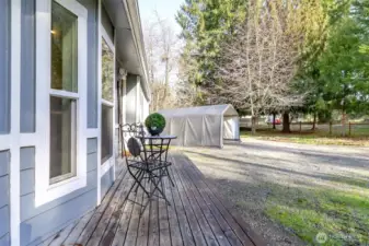 Front porch facing the North side of the property.