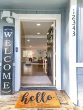 Entry from front door into the house.