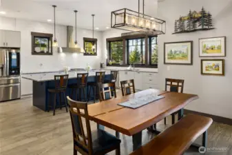 Dining and Kitchen Area