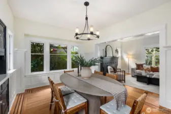Beautiful kitchen that leads to outdoor area