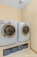 Laundry room.