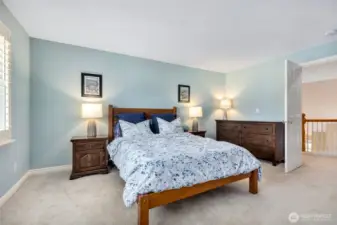 French door to primary.