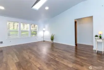open concept living area