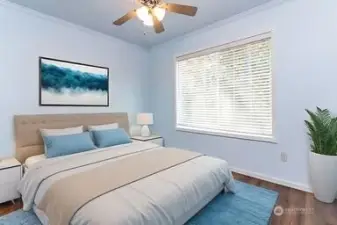 staged bedroom