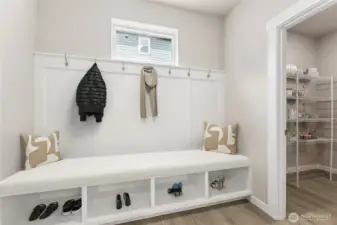 Huge rec room on lower level. Movie room, playroom, game room, lots of options. Photo of actual home with virtual staging.