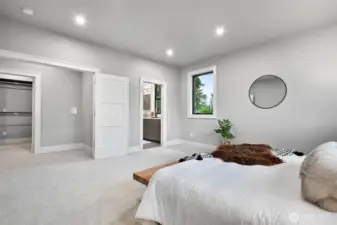 Oversized bedrooms.