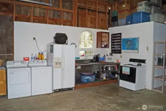Kitchen and laundry