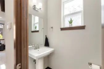 Half bath on main level