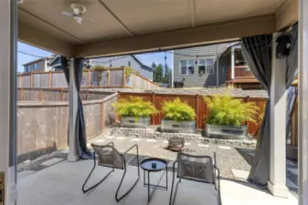 Gorgeous covered patio