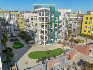 Top floor 2-story Condo. The largest floorpan available at Thea's Landing.