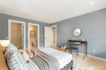 In addition, it also has a walk-in-closet and a full attached bath.