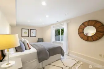 Third bedroom on the lower level is oversized and above grade.