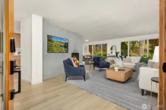 Enter into a completely updated home!