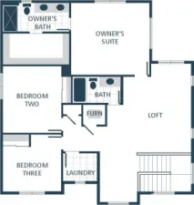 Image is a rendering. Photographs are for illustrative purposes only. Features, finishes, interior/exterior colors, landscaping and floorplan shown may vary from actual homes built