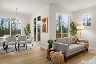 Photographs are for illustrative purposes only. Features, finishes, interior/exterior colors, landscaping and floorplan shown may vary from actual homes built