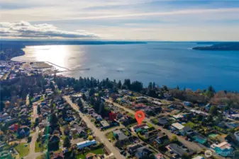 Location, location, location and views to boot!