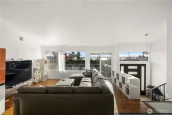 Open floor plan with amazing views and floods of natural light.